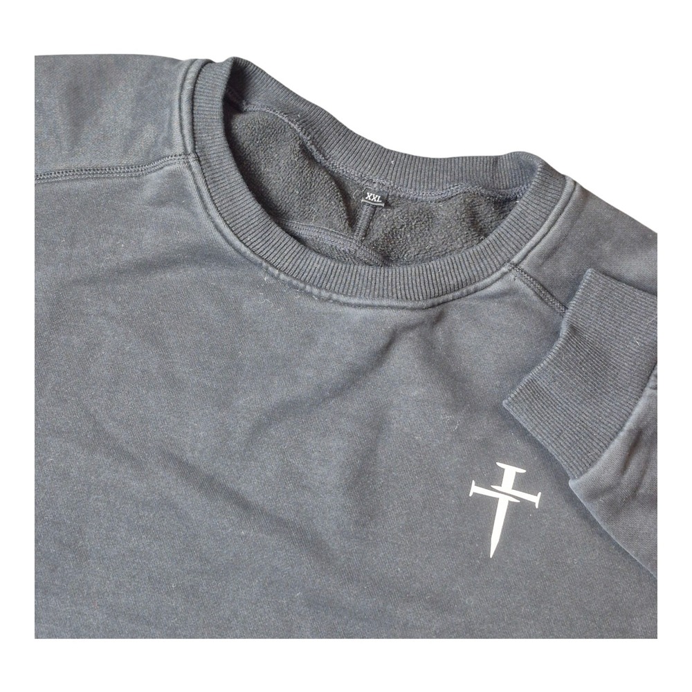 Men's Black 3 Nails Crewneck Sweatshirt